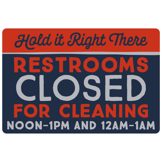 Campers Paradise - Restrooms Closed