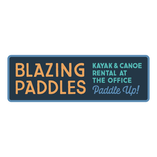 The Blue Canoe - Blazing Paddles