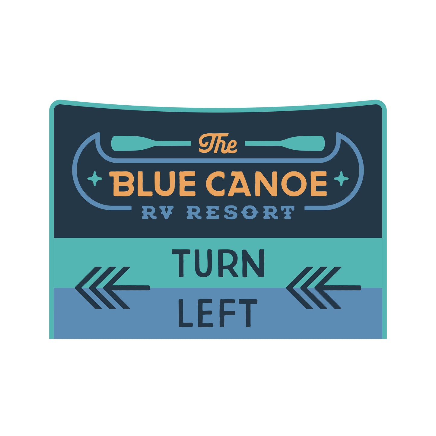 The Blue Canoe - Resort Turn Left