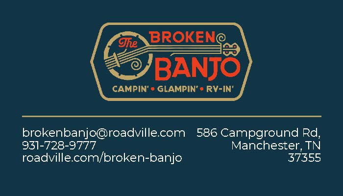 The Broken Banjo Generic Business Cards