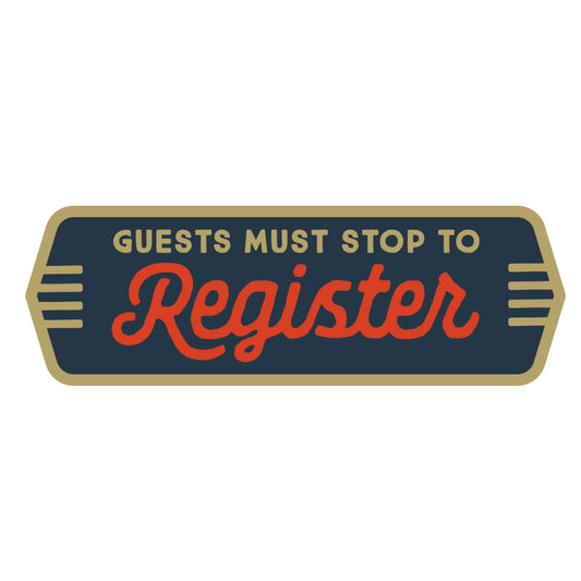The Broken Banjo - Guest Must Stop to Register