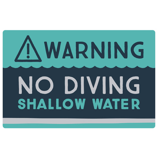 Camp Hiyo - No Diving Shallow Water