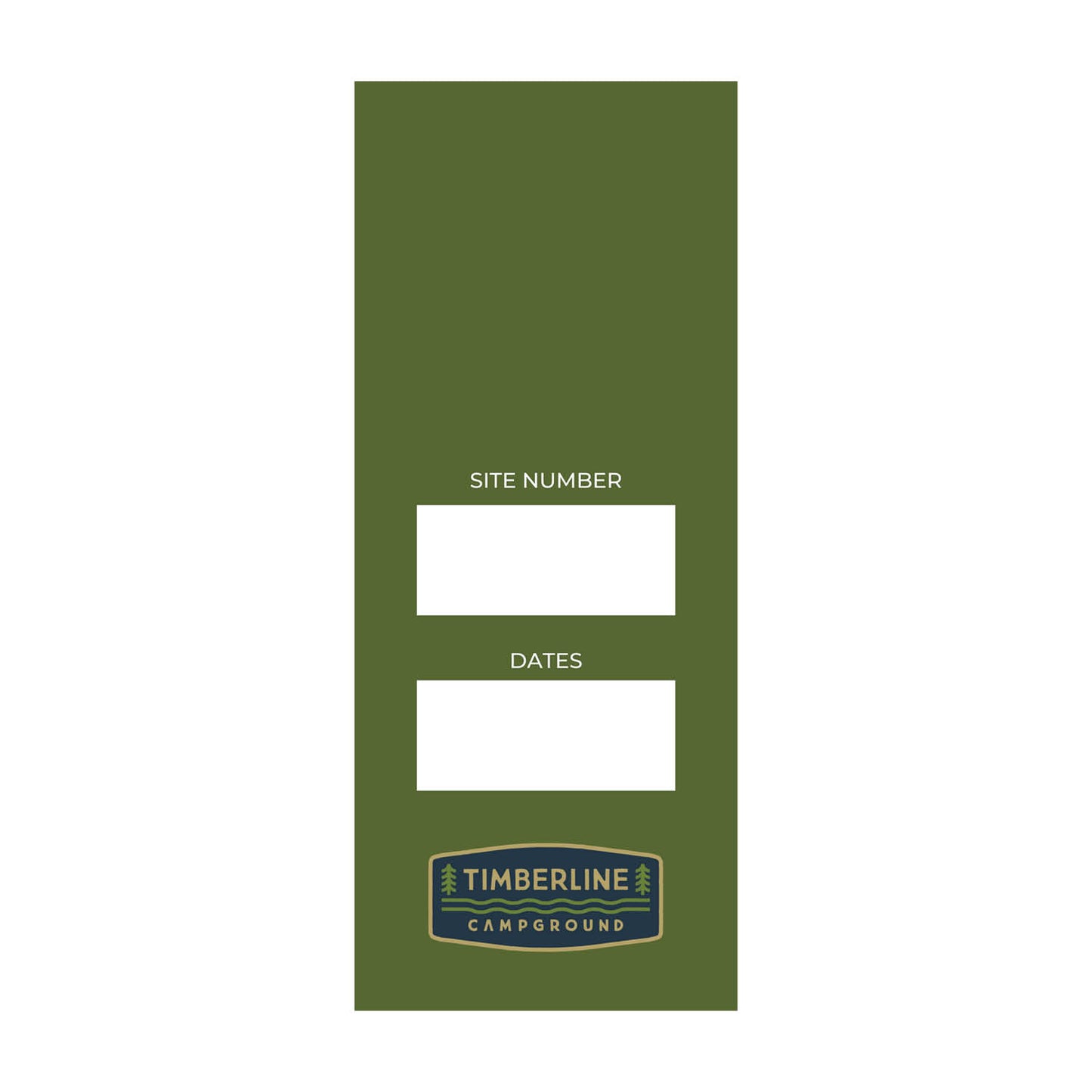 Timberline Mirror Tag - Green