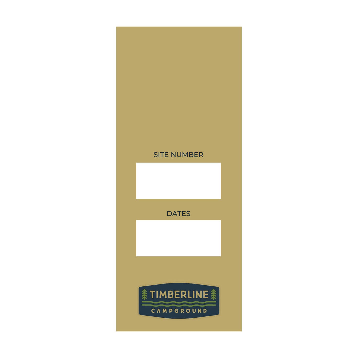 Timberline Mirror Tag - Tan
