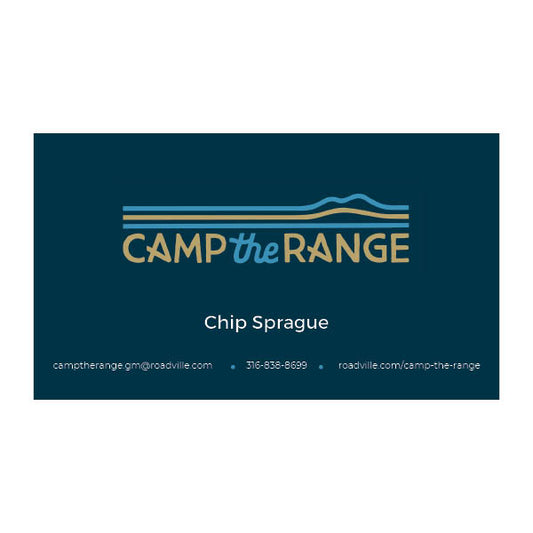 Camp the Range GM Business Cards