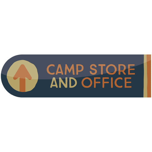 Ridge Rider - Camp Store and Office Up Arrow
