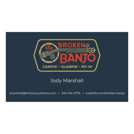 The Broken Banjo GM Business Cards