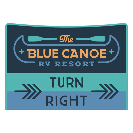 The Blue Canoe - Resort Turn Right