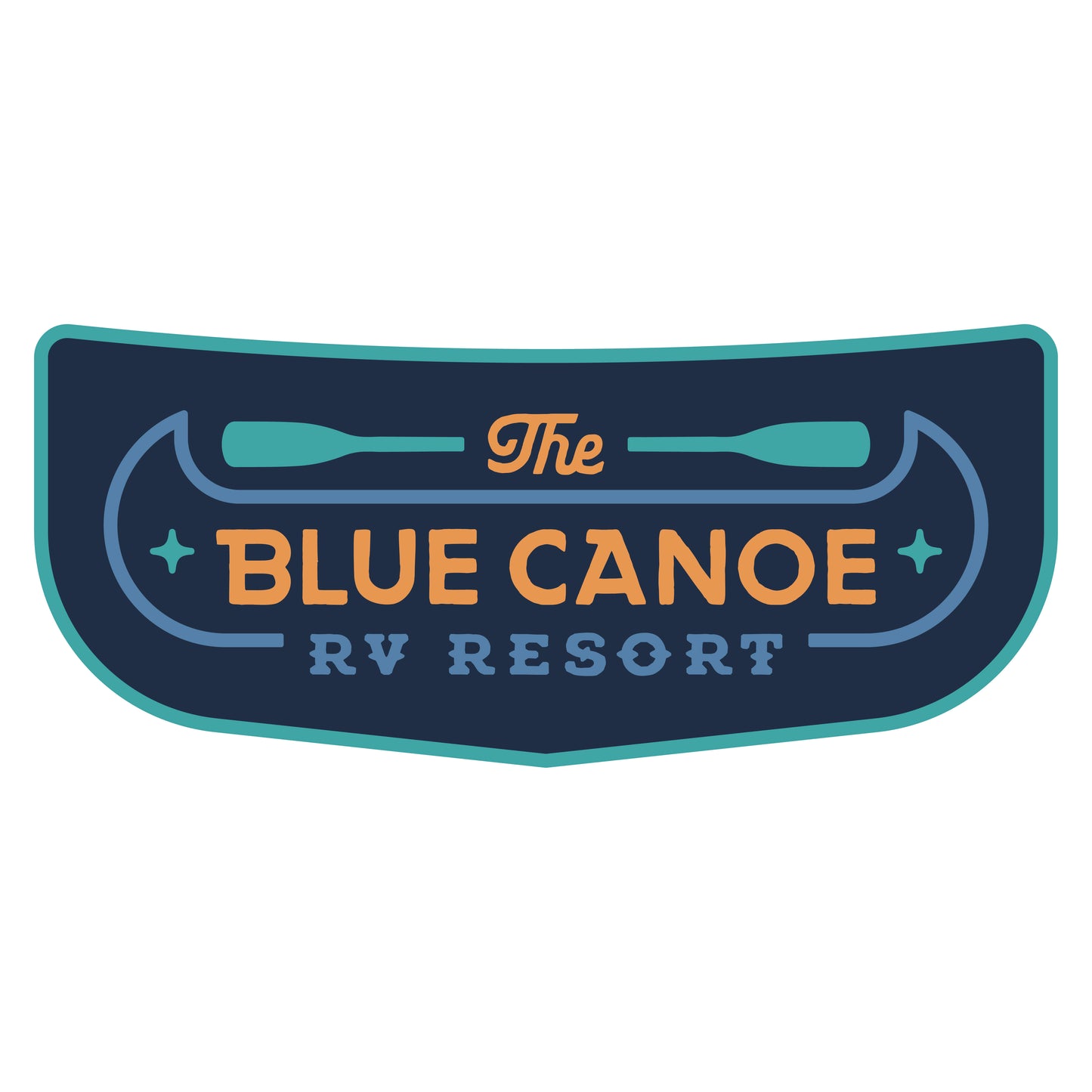 The Blue Canoe - The Blue Canoe Shield Logo