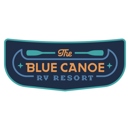 The Blue Canoe - The Blue Canoe Shield Logo