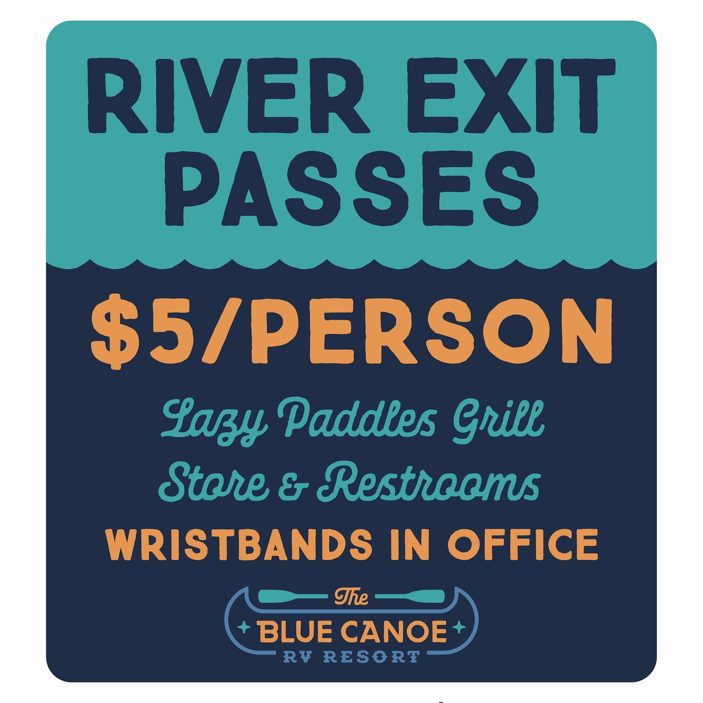 The Blue Canoe - River Exit $5/Person