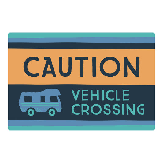 The Blue Canoe - Caution Vehicle Crossing