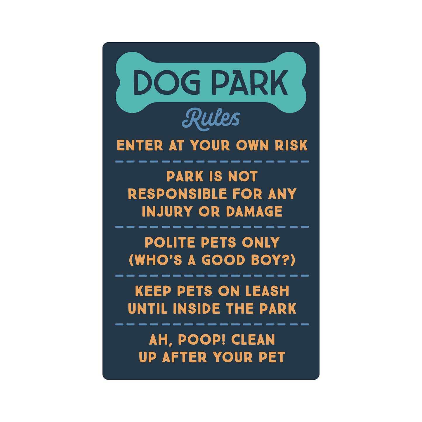 The Blue Canoe - Dog Park