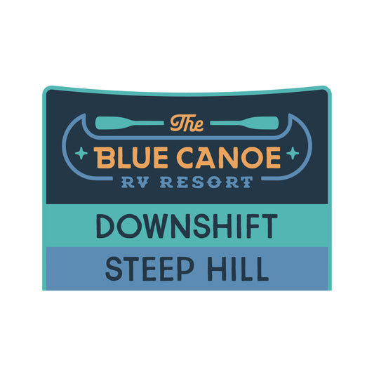 The Blue Canoe - Resort Downshift Steep Hill