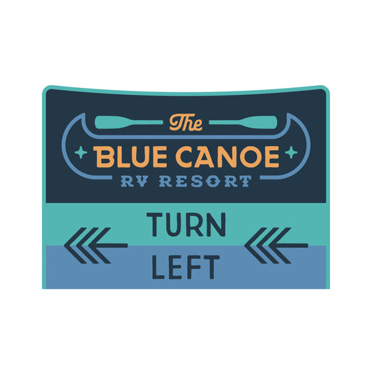 The Blue Canoe - Resort Turn Left