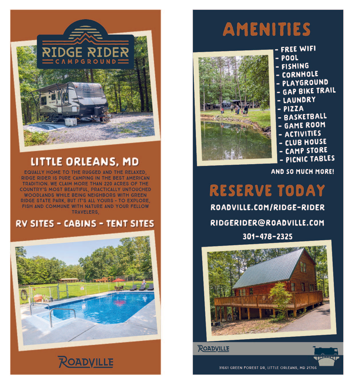 Ridge Rider Rack Card