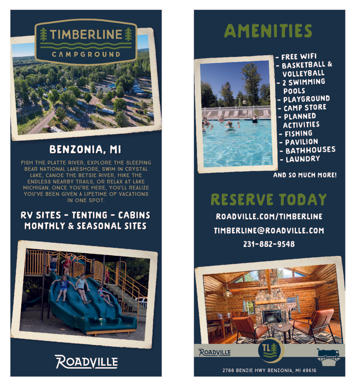 Timberline Rack Card