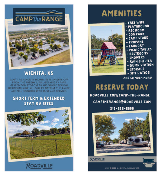 Camp the Range Rack Card