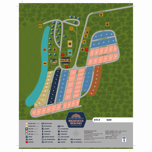 Brunswick Beaches Maps