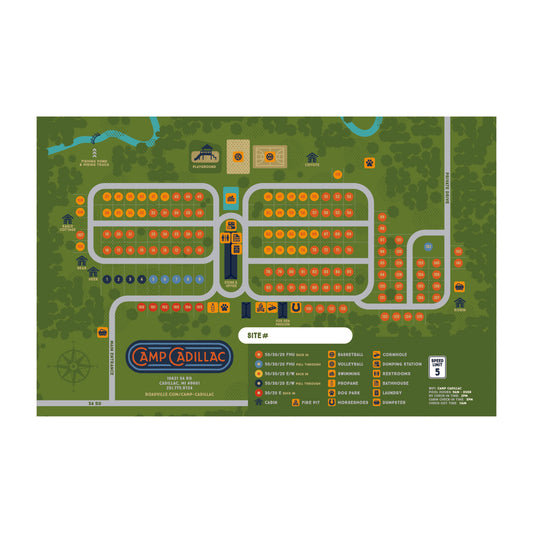 Camp Cadillac Maps