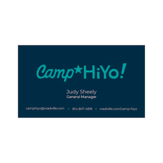 Camp Hiyo GM Business Cards