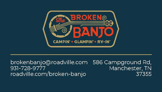 The Broken Banjo Generic Business Cards