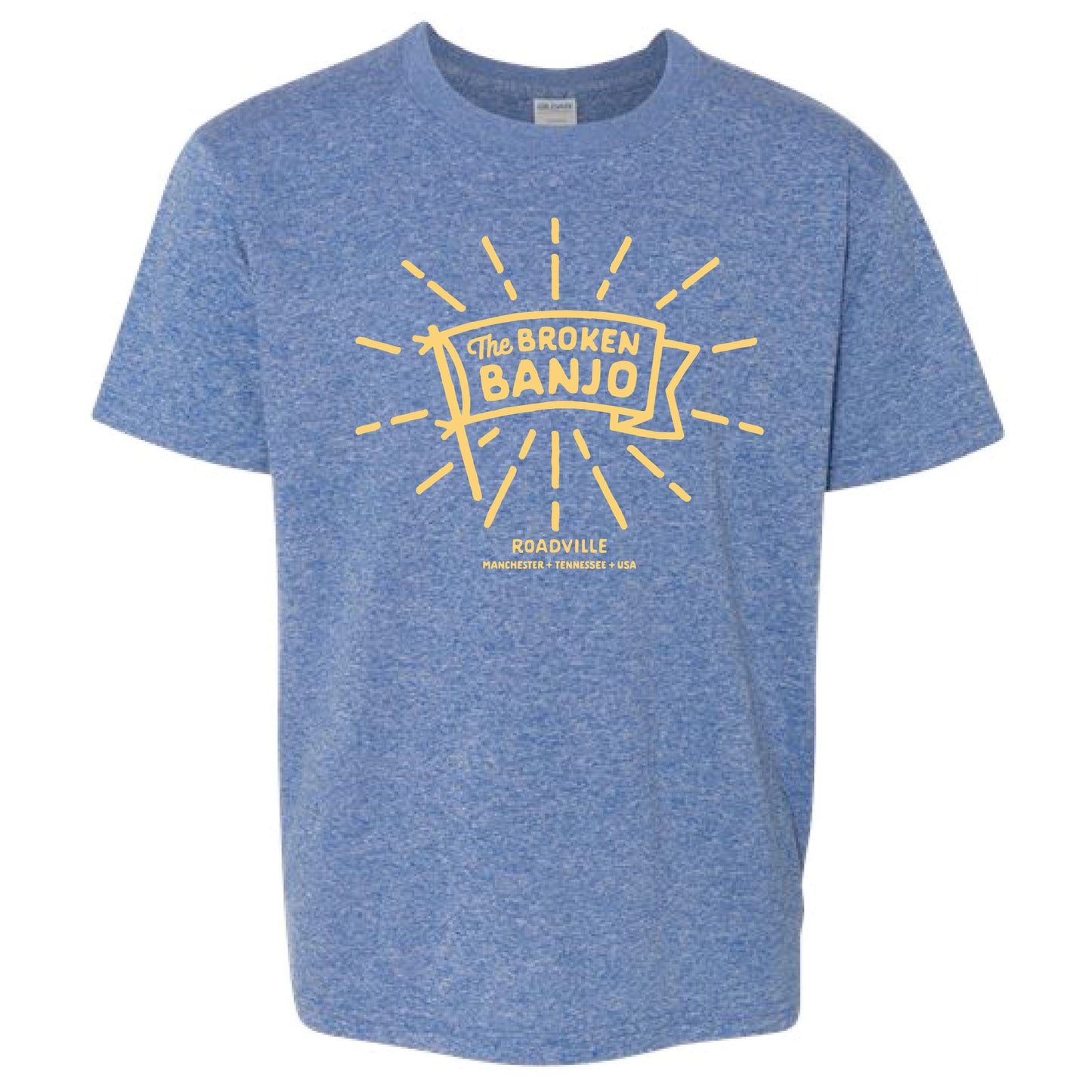 The Broken Banjo - Apparel Pennant Youth Tee