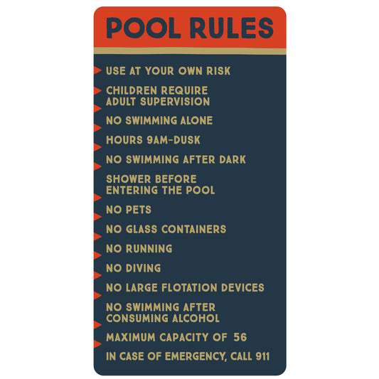 The Broken Banjo - Pool Rules