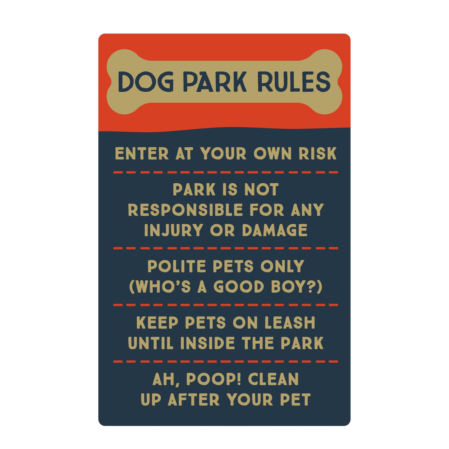 The Broken Banjo - Dog Park Rules