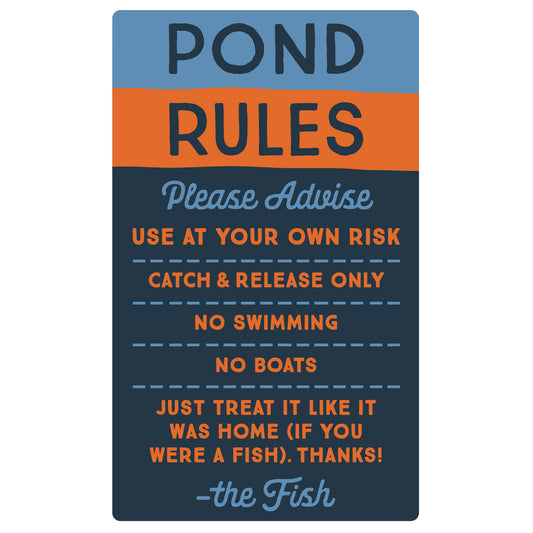 Camp Cadillac - Pond Rules