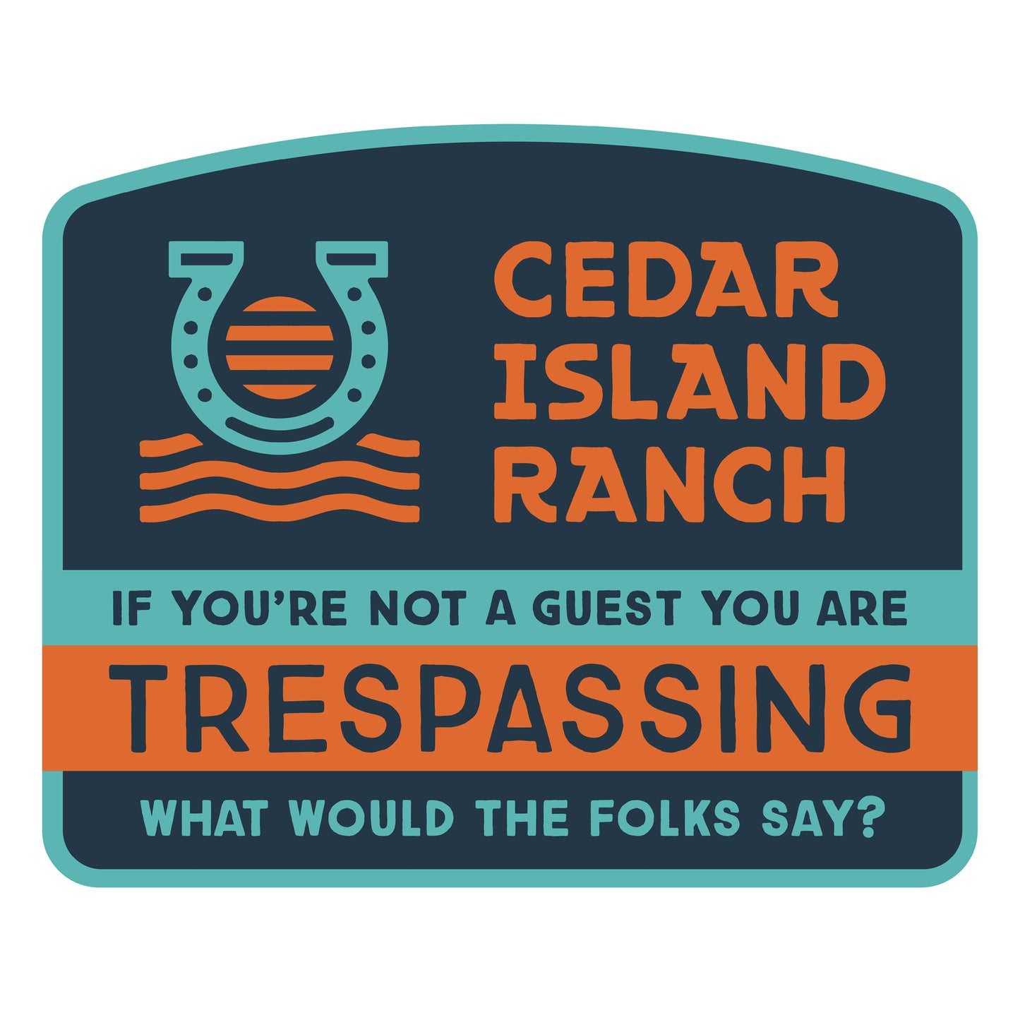 Cedar Island Ranch - Trespassing