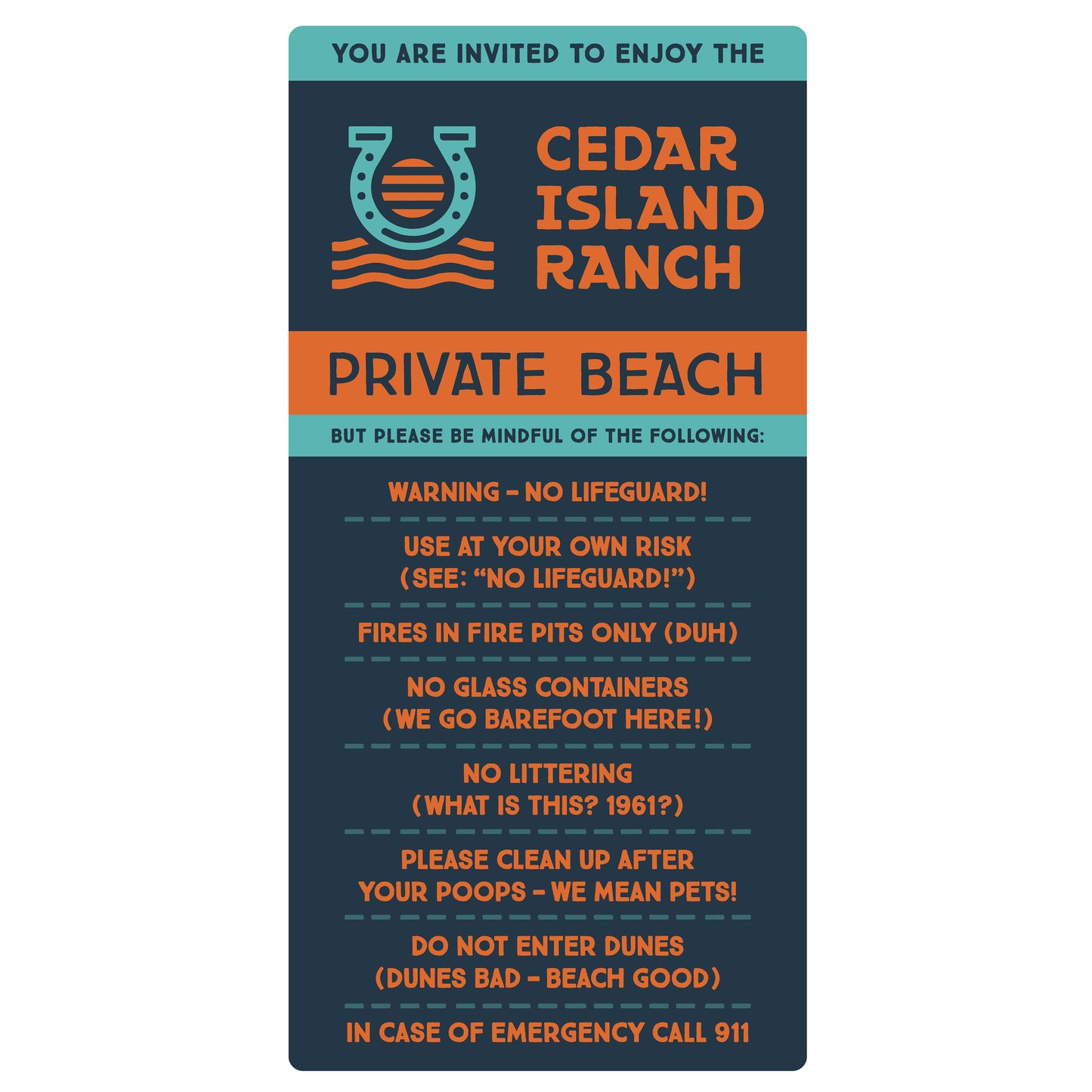 Cedar Island Ranch - Private Beach