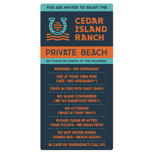 Cedar Island Ranch - Private Beach