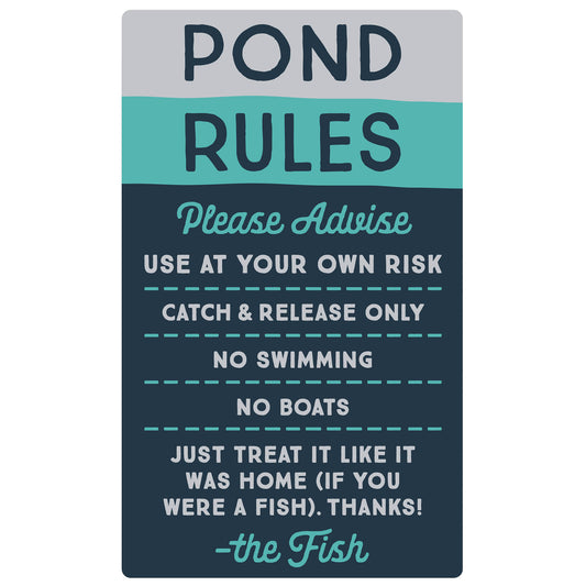 Camp Hiyo - Pond Rules