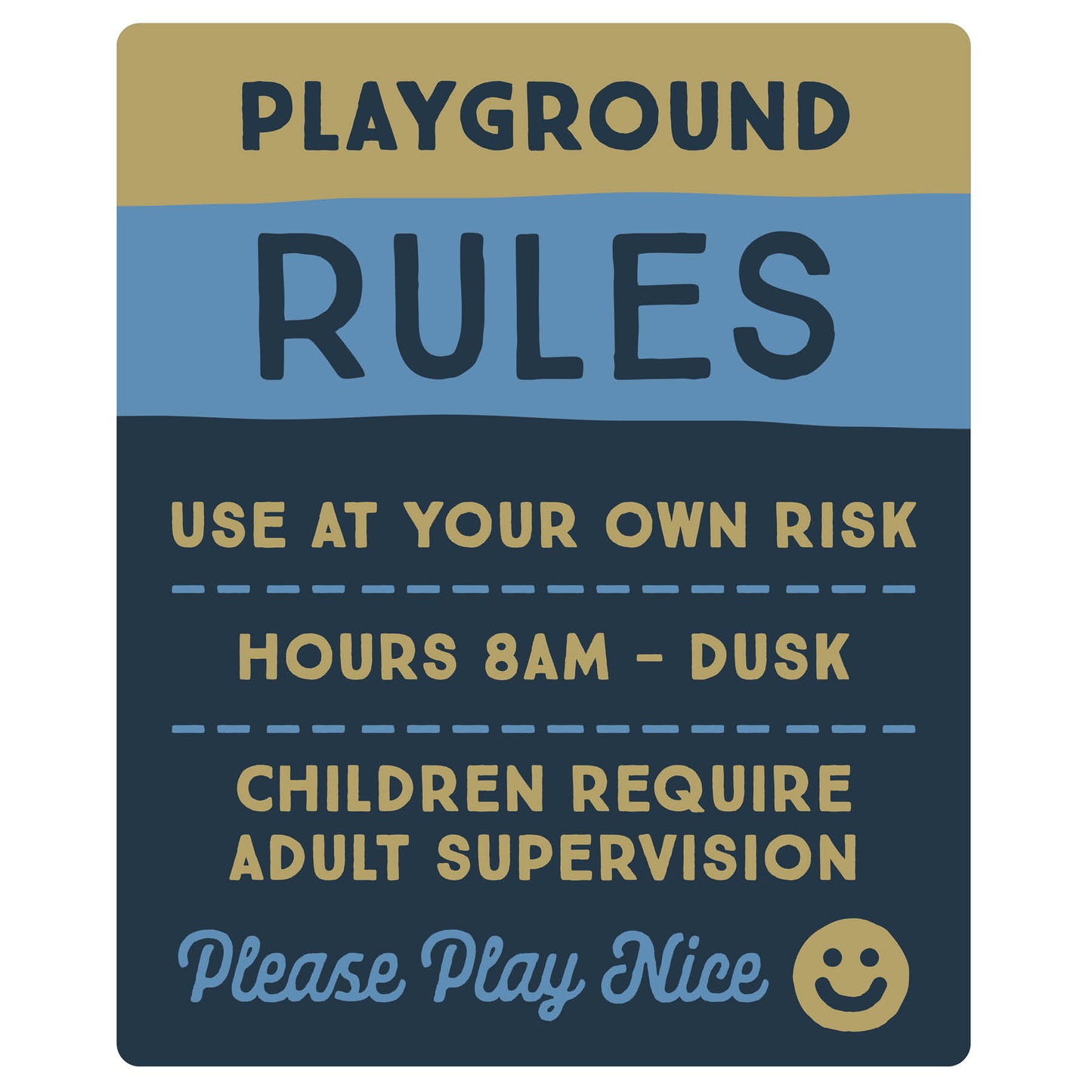 Camp The Range - Playground Rules