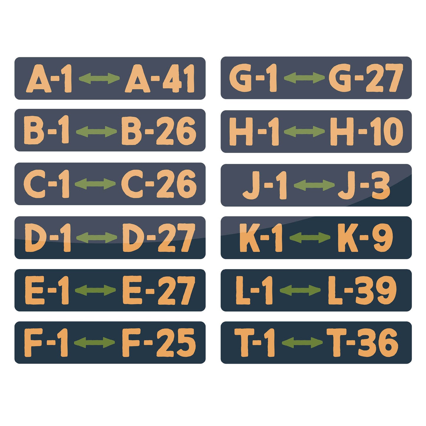 Lost Acres - Row Markers