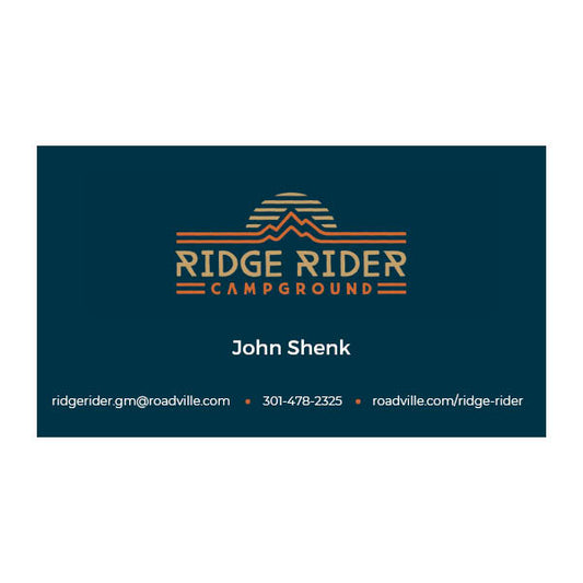 Ridge Rider GM Business Cards