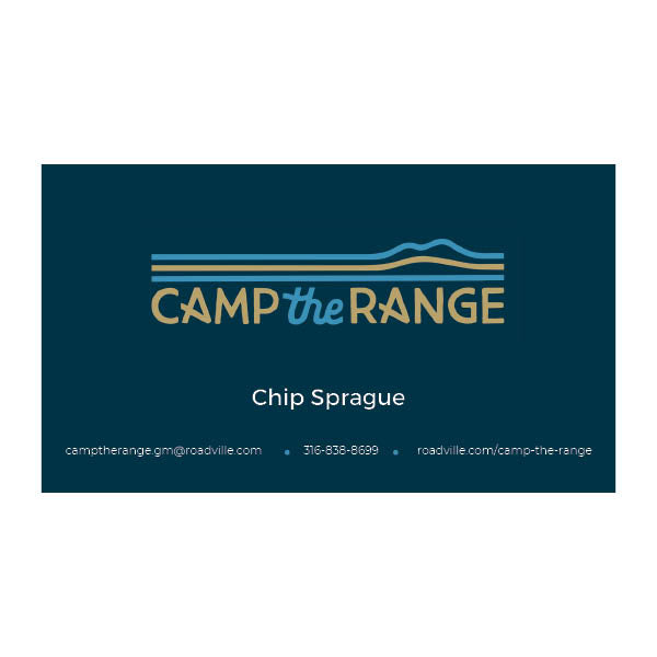 Camp the Range GM Business Cards