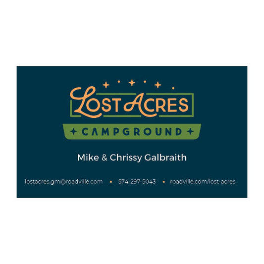 Lost Acres GM Business Cards