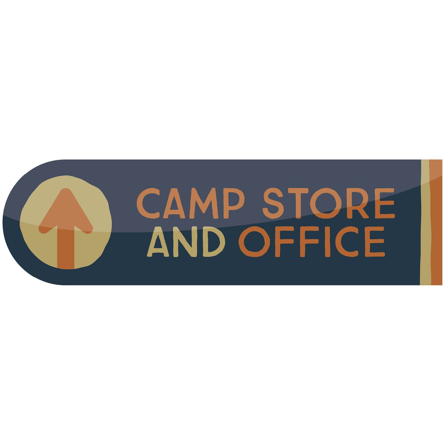 Ridge Rider - Camp Store and Office Up Arrow