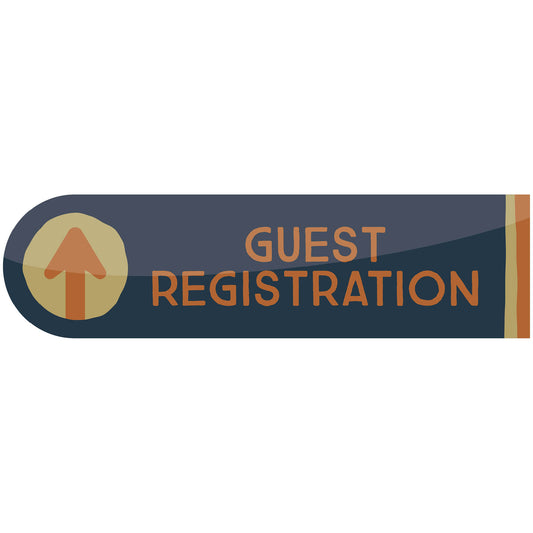 Ridge Rider - Guest Registration Up Arrow