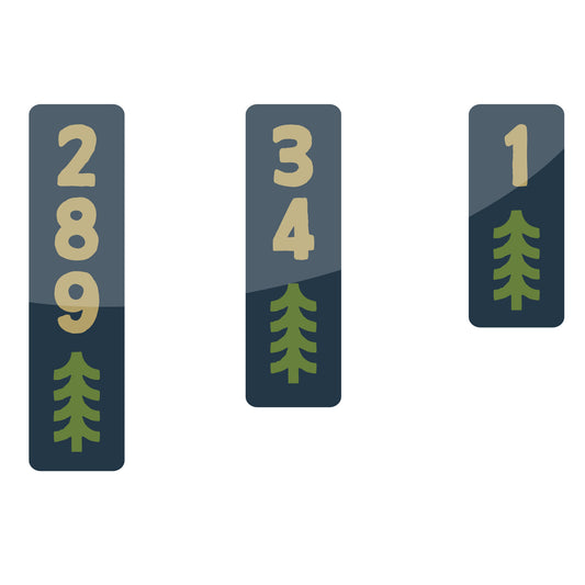 Timberline - Site Numbers 001-100